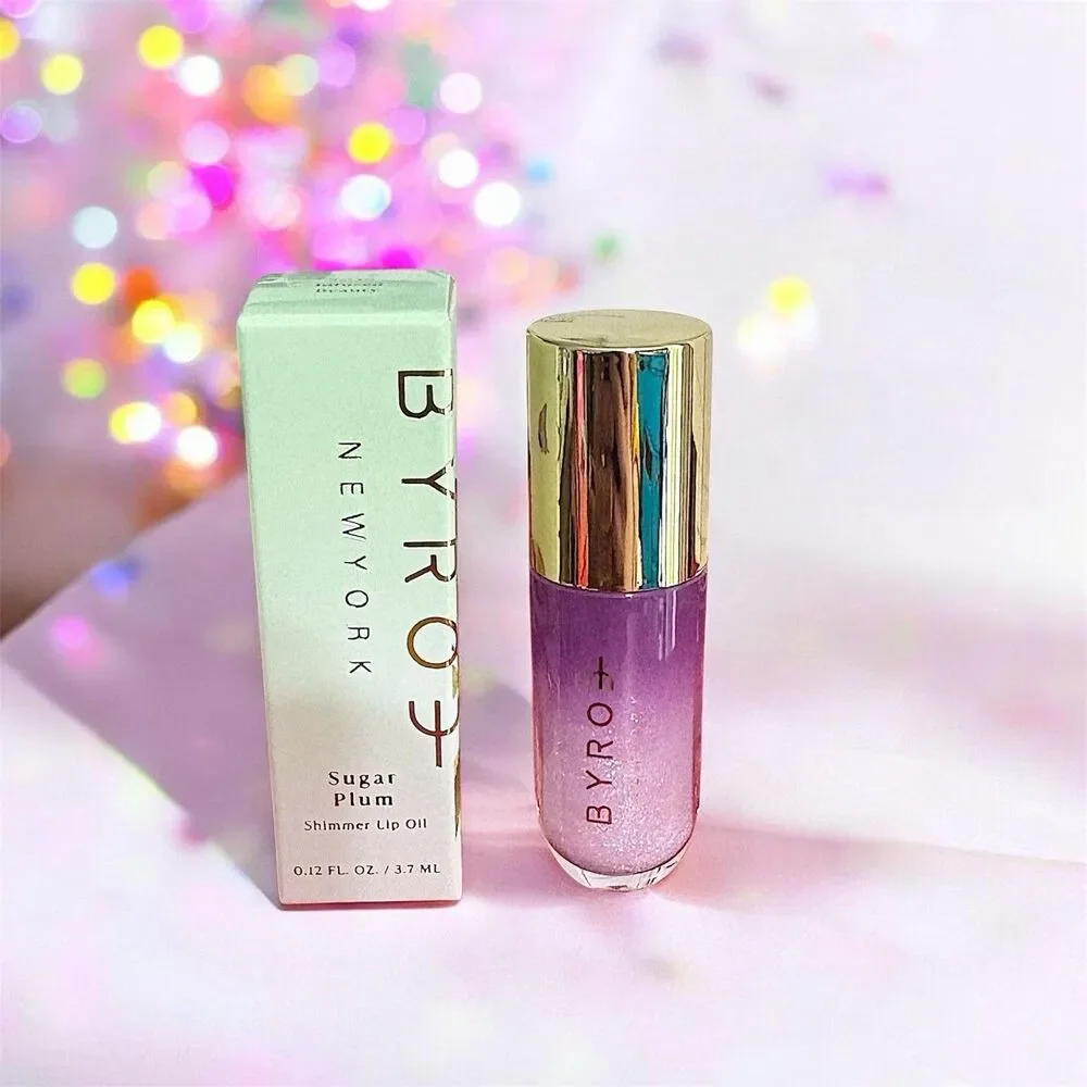 BYROE NEW YORK Sugar Plum Shimmer Lip Oil 0.12 FL OZ New In Box